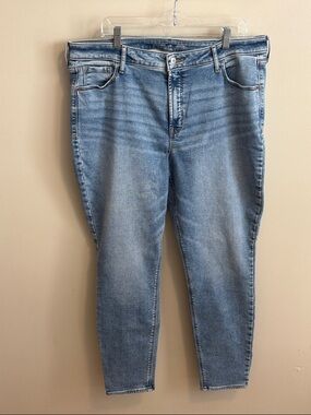 Old Navy high rise rockstar super skinny jeans size 18